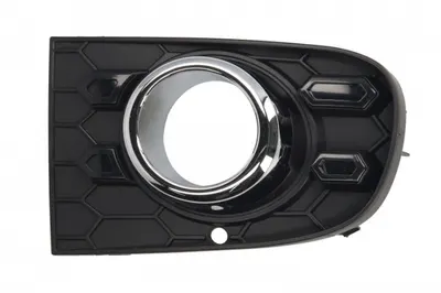 Element bara Stanga (cu cadru, cu orificii lampa ceata, crom negru) potrivit ABARTH 500 595 695, 500C 595C 695C; FIAT 500 05.16- 07.15
