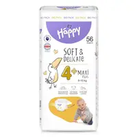Scutece Bella Baby Happy Nr. 4+ Maxi Plus, 56 Bucati