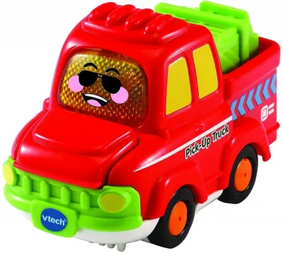 Scaun de joacă pentru copii Vtech - Mini cart, pickup, roșu