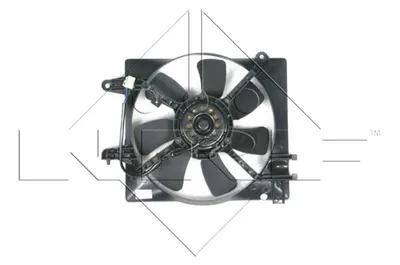 Ventilator radiator (cu carcasa) potrivit DAEWOO MATIZ 0.8 1.0 09.98