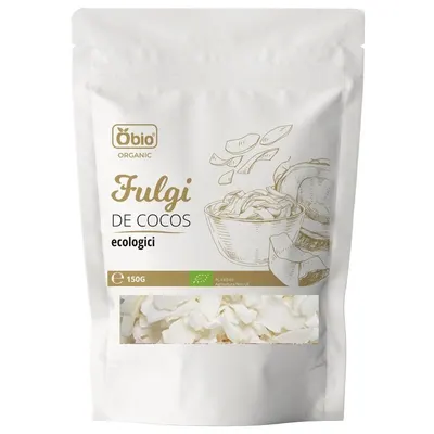 Fulgi de nuca de cocos bio 150g Obio