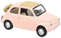 Model de colecție NOREV Contemporary: Automobile - Fiat 500 F 1965 Pastel Pink Jet-car