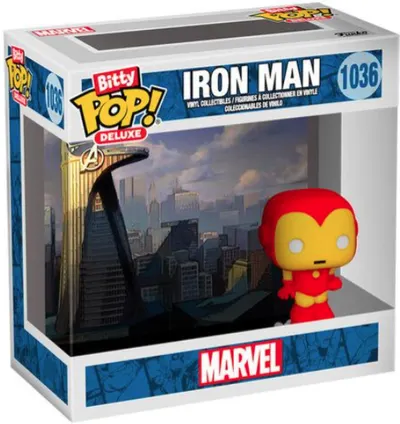 Figurina - Funko Pop! Bitty - Avenger Tower - Iron Man
