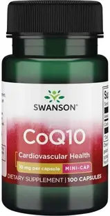 CoQ10, 10 mg, 100 capsule, Swanson