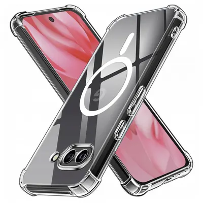 Husa MagSafe pentru Google Pixel 9a, Techsuit, Shockproof, Transparenta