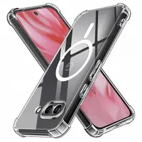 Husa MagSafe pentru Google Pixel 9a, Techsuit, Shockproof, Transparenta