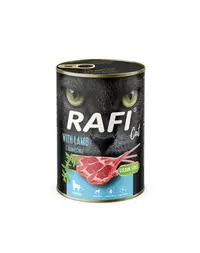 RAFI Cat Adult cu miel hrană umedă pentru pisici sterilizate 400 g