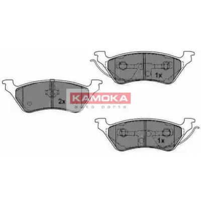 Set placute frana, frana disc KAMOKA JQ1012950