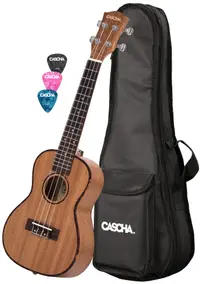 Ukulele concert Cascha - HH 2035L Premium Mahogany, maro
