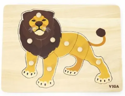 Puzzle educațional Montessori Viga - Lion