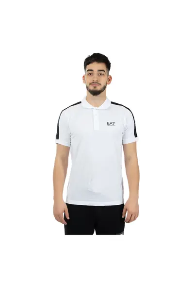 Tricou polo Emporio Armani Train Logo Series M Tape Polo CO 3DPF23PJ02Z01100