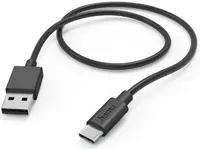 Cablu Hama - 201594, USB-A/USB-C, 1 m, negru
