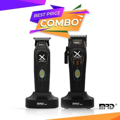 Set MRD - Masina de tuns - MRD - Vector - Black - 11.000 RPM - HC-999C + Masina de contur - MRD - Vector X3.0 - Neagra GMT-999C