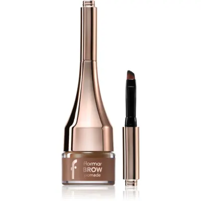 flormar Brow Pomade pomadă pentru sprâncene cu pensula culoare 01 Beige 2,2 g
