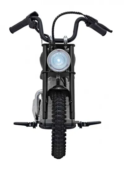 Motocicleta electrica pentru copii Speed Power Black, pornire la cheie, motor 250W, baterie 24V7Ah, roti pneumatice, scaun ergonomic din piele, lumina frontala LED, claxon, muzica preinstalata, pana la 80 kg