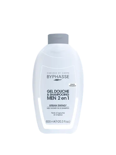 Gel de dus & Sampon 2in1 Men Urban Swing, 600ml, Byphasse