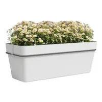 Jardinieră din plastic reciclat de agățat / de perete/cu sistem de auto-irigare 50 cm Capri – Artevasi