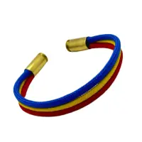 Bratara Paracord Trinity Patriot (Tricolor Romania) Drop Zone - S
