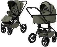 Cărucior combinat 2 în 1 Moon - Resea+, Moss Green Melange