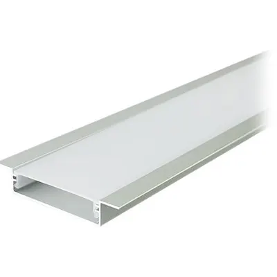 Profil aluminiu pentru banda LED 2M 40MM x 10MM - argintiu V-TAC SKU-24101