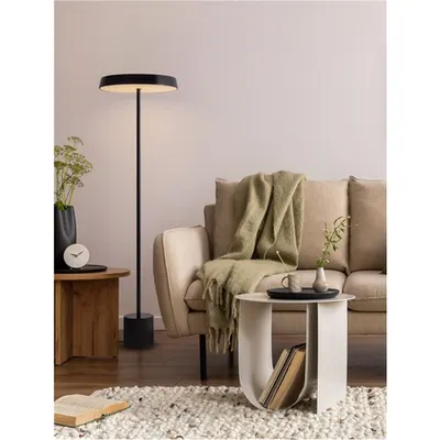 Lampa podea VETRO Mat Negru Aluminiu & Acrylic Negru Fabric Wire LED 33 Wat 220-240 Volt 2666Lm 3000K IP20