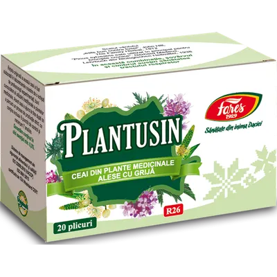 Plantusin (antibronsic), R26, ceai la plic, Fares | 20 plicuri