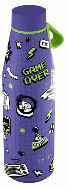 Sticlă termică Estia Flow - Game Over, 500 ml