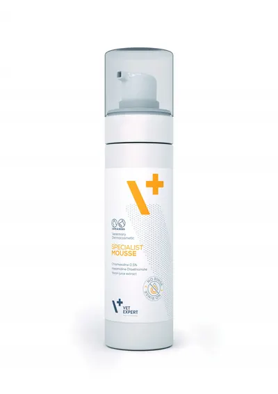 Sampon Specialist Mousse, Vet Expert, pentru caini si pisici, 150 ML