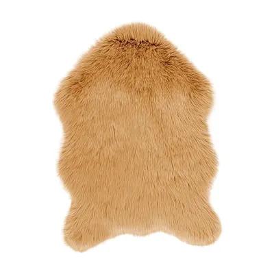 Blană artificială Tiseco Home Studio Sheepskin, 60 x 90 cm, maro