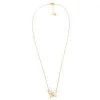Colier delicat cu fluture auriu