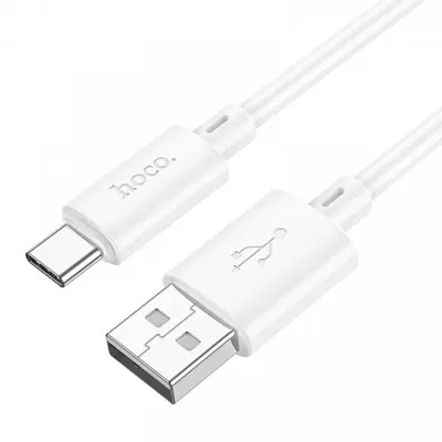Cablu Date si Incarcare USB-A - USB-C HOCO X88, 18W, 1m, Alb