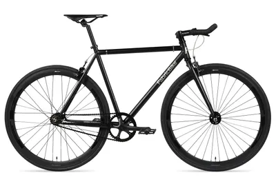 Original - Bicicletă fixie Hi-Ten oțel 28". Matte Black
