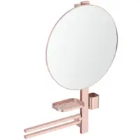 Set accesorii baie pentru lavoar Ideal Standard Alu+ rose mat 80 cm, oglinda fixa