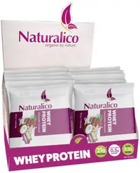 Whey Protein, ciocolată cu cocos, 24 pliculețe, Naturalico