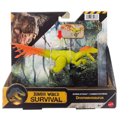 Figurina articulata, Jurassic World Survival, Strike Attack, Dromaeosaurus, JKL71