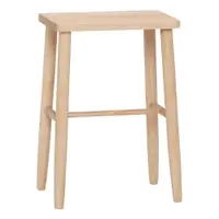 Scaun de bar în culoare naturală din lemn de stejar (înălțime șezut 52 cm) Folk – Hübsch