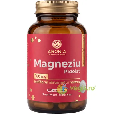 Magneziu Pidolat 850mg 60cps