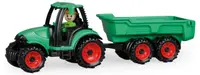 Tractor cu remorcă Lena Toys – Truckies, cu figurină, 38 cm