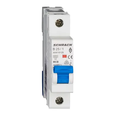 Intreruptor automat modular (MCB) AMPARO 6kA, B 25A, 1-pol