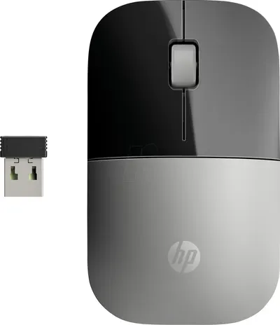Mouse HP - Z3700, optic, wireless, argintiu/negru