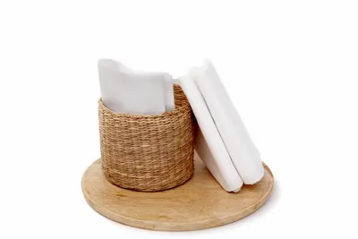 Set scutece finet bebelusi alb KidsDecor 70x70 cm