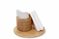 Set scutece finet bebelusi alb KidsDecor 70x70 cm