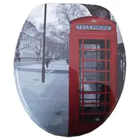 Capac WC Decor London 3 fete model 3D MDF (C12)