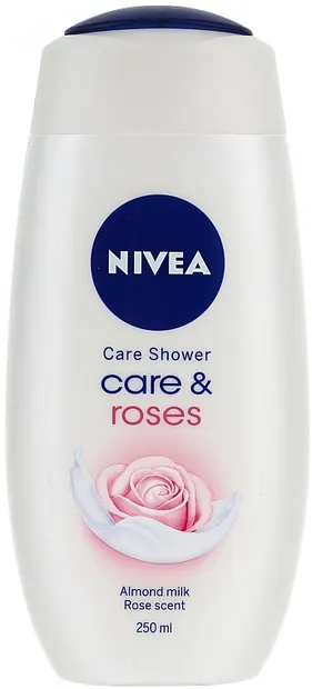 Gel de dus Care & Roses, 250ml, Nivea