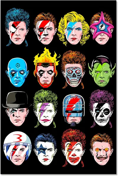 Poster Erik Art: Butcher Billy - The Floating Heads of David