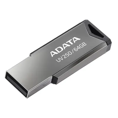 Memorie USB ADATA UV250 64 GB, USB 2.0, Argintiu