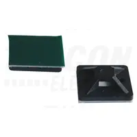 Talpa autoadeziva pt.fasete,4 directii de introducere,neagra TALP271 25×25mm, d=3,5mm, PA6.6