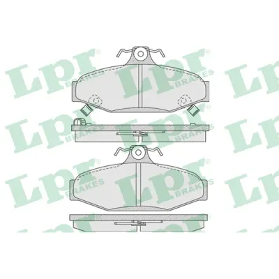 Set placute frana, frana disc LPR 05P1018