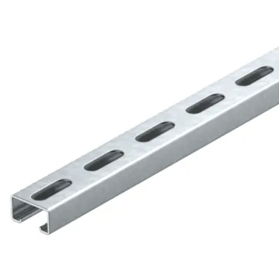 MS4022 sina montaj, heavy-duty, slot 18 mm, FT, perforated | Type MS4022P2000FT