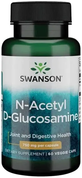 N-Acetyl D-Glucosaminem, 750 mg, 60 capsule, Swanson